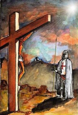 Cross with Templar